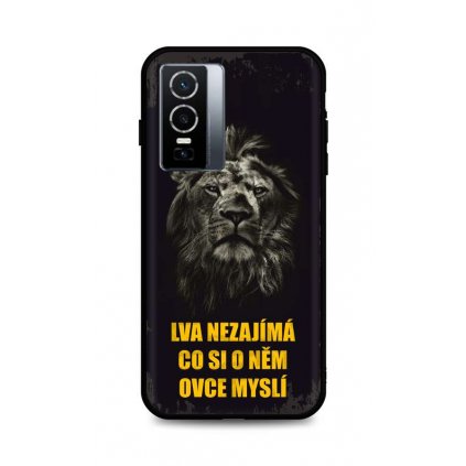 Zadný silikónový kryt DARK na Vivo Y76 5G Lev