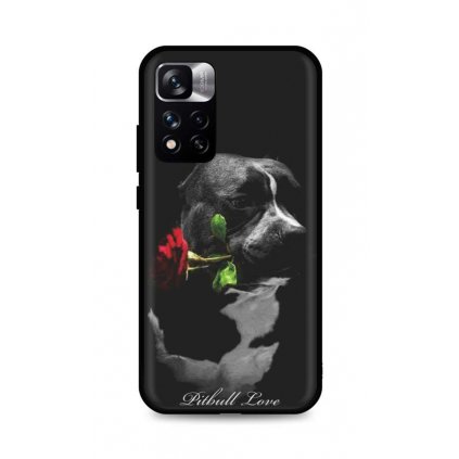 Zadný silikónový kryt DARK na Xiaomi Redmi Note 11 Pro+ 5G Pitbull Love