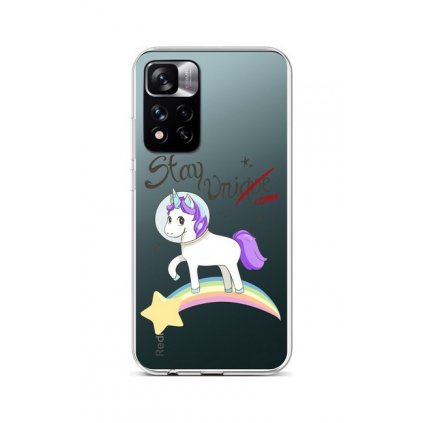 Zadný silikónový kryt na Xiaomi Redmi Note 11 Pro+ 5G Stay Unicorn