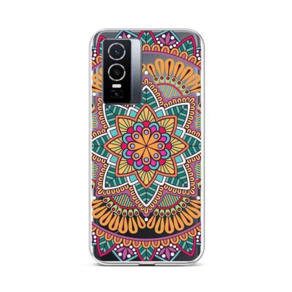 Zadný silikónový kryt na Vivo Y76 5G Happy Mandala