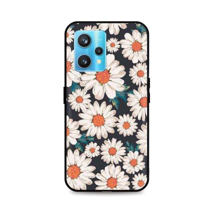 Zadný 3D silikónový kryt na Realme 9 Pro+ Margaréty