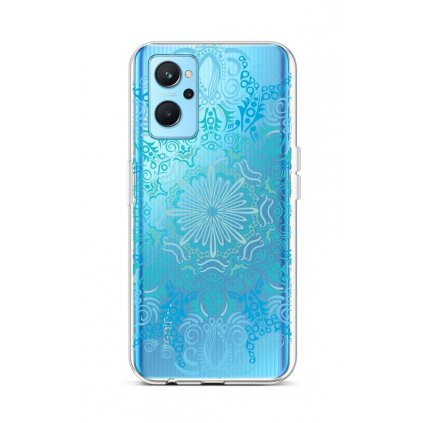 Zadný silikónový kryt na Realme 9i Blue Mandala