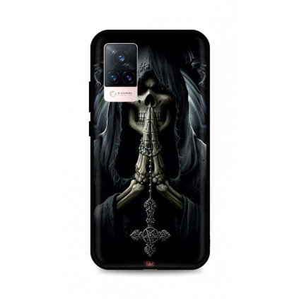 Zadný silikónový kryt DARK na Vivo V21 5G Grim Reaper