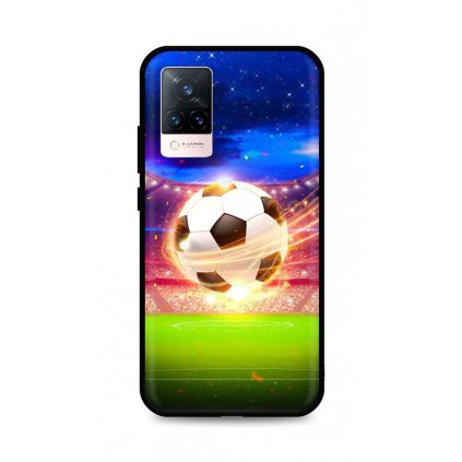 Zadný silikónový kryt DARK na Vivo V21 5G Football Dream