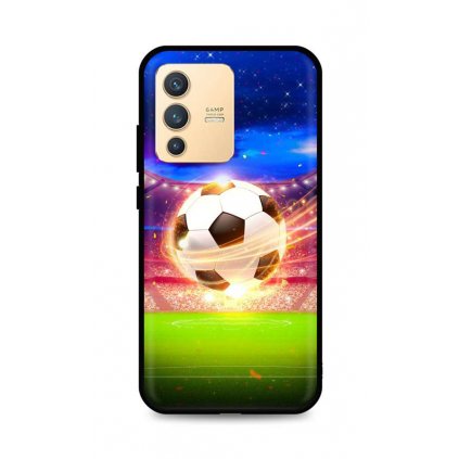 Zadný silikónový kryt DARK na Vivo V23 5G Football Dream