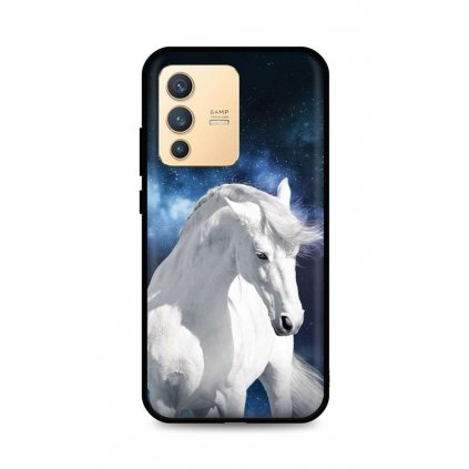 Zadný silikónový kryt DARK na Vivo V23 5G White Horse