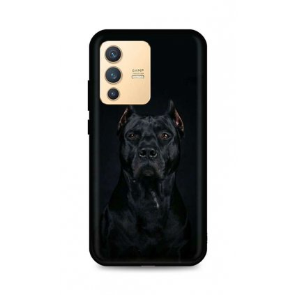 Zadný silikónový kryt DARK na Vivo V23 5G Dark Pitbull