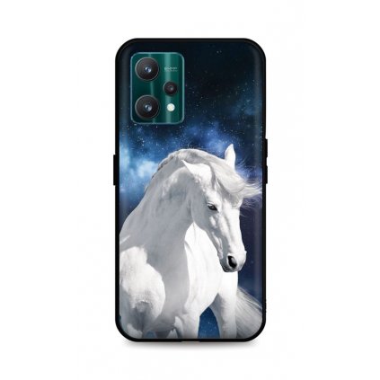 Zadný silikónový kryt DARK na Realme 9 Pro White Horse