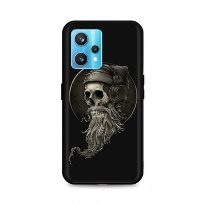 Zadný silikónový kryt DARK na Realme 9 Pro+ Music Skeleton