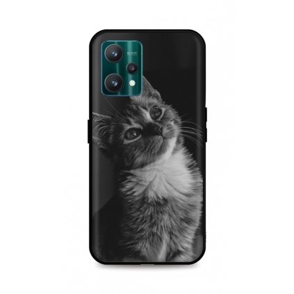 Zadný silikónový kryt DARK na Realme 9 Pro Cute Cat