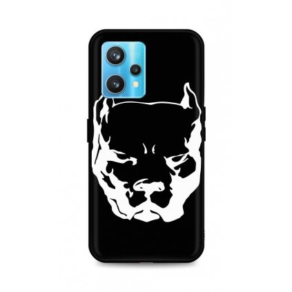 Zadný silikónový kryt DARK na Realme 9 Pro+ Pitbull