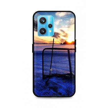 Zadný silikónový kryt DARK na Realme 9 Pro+ Hockey Sunset