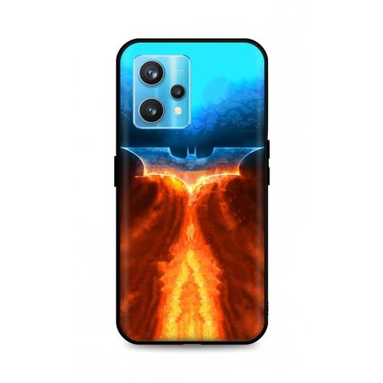 Zadný silikónový kryt DARK na Realme 9 Pro+ Fiery Batman