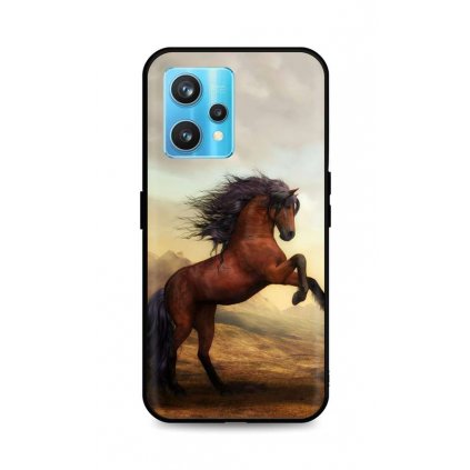 Zadný silikónový kryt DARK na Realme 9 Pro+ Brown Horse