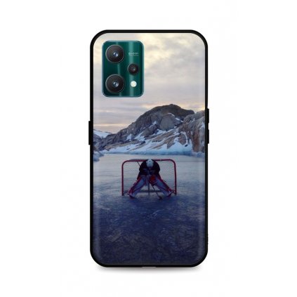 Zadný silikónový kryt DARK na Realme 9 Pro Hockey Goalie