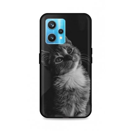 Zadný silikónový kryt DARK na Realme 9 Pro+ Cute Cat