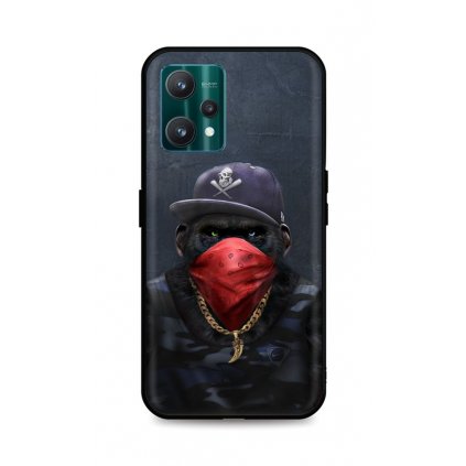 Zadný silikónový kryt DARK na Realme 9 Pro Monkey Gangster