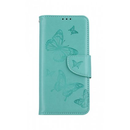 Flipové púzdro na Xiaomi Redmi Note 11 Butterfly zelené