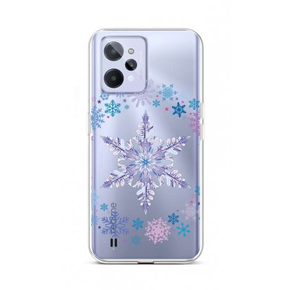 Zadný silikónový kryt na Realme C31 Snowflake