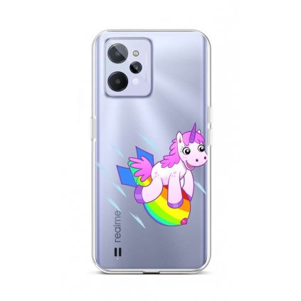 Zadný silikónový kryt na Realme C31 Flying Unicorn