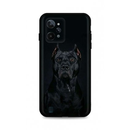 Zadný silikónový kryt DARK na Realme C31 Dark Pitbull