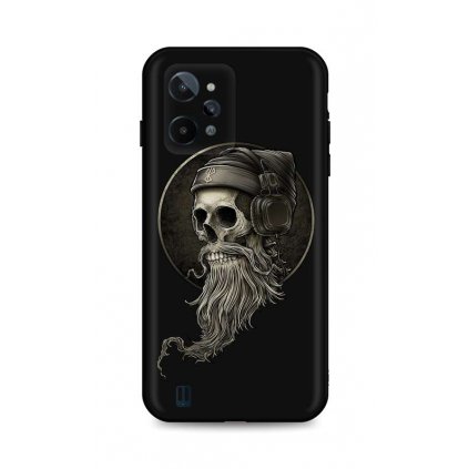 Zadný silikónový kryt DARK na Realme C31 Music Skeleton