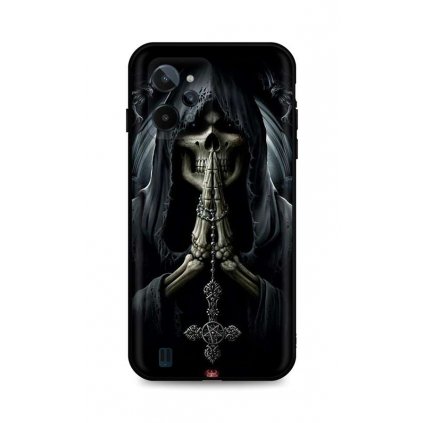 Zadný silikónový kryt DARK na Realme C31 Grim Reaper