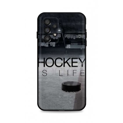 Zadný silikónový kryt DARK pre Samsung A33 5G Hockey Is Life