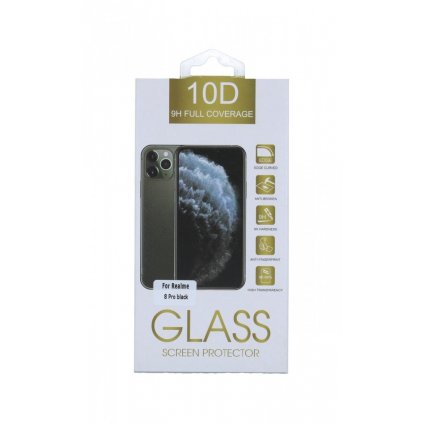 Tvrdené sklo Glass Protector na Realme 8 Pro Full Cover čierne