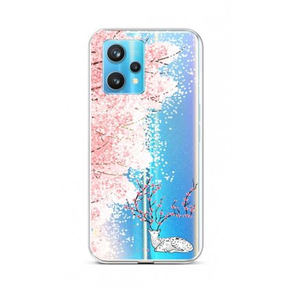 Zadný silikónový kryt na Realme 9 Pro+ Blooming Deer