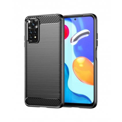 Zadný silikónový kryt na Xiaomi Redmi Note 11 Pro čierny