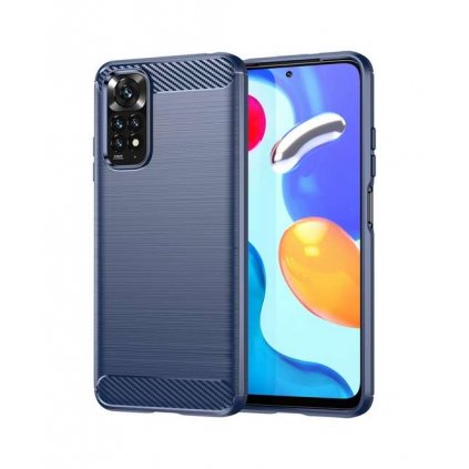 Zadný silikónový kryt na Xiaomi Redmi Note 11 modrý