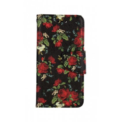 Flipové púzdro na iPhone SE 2022 Kvety ruží