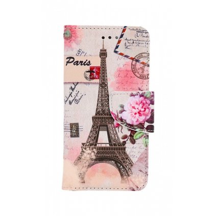 Flipové púzdro na iPhone SE 2022 Eiffelova veža