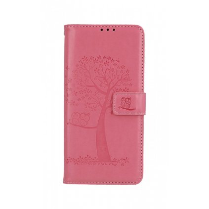 Flipové puzdro na Vivo Y01 Ružový strom sovičky