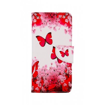 Flipové puzdro na Vivo Y01 Ružoví motýliky