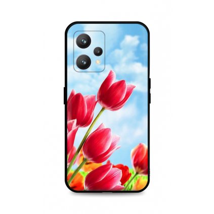 Zadný kryt DARK na Realme 9 Tulips