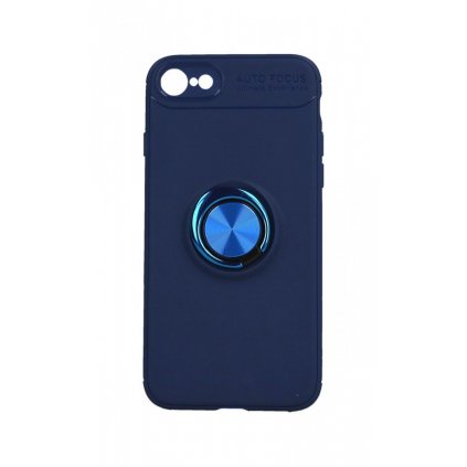 Zadný kryt na iPhone SE 2022 modrý s modrým prsteňom