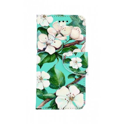 Flipové puzdro na iPhone SE 2022 Maľované kvety