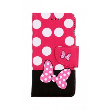 Flipové puzdro na iPhone SE 2022 Minnie Mouse