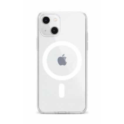 Zadný pevný kryt Clear Magnetic na iPhone 13 mini priehľadný