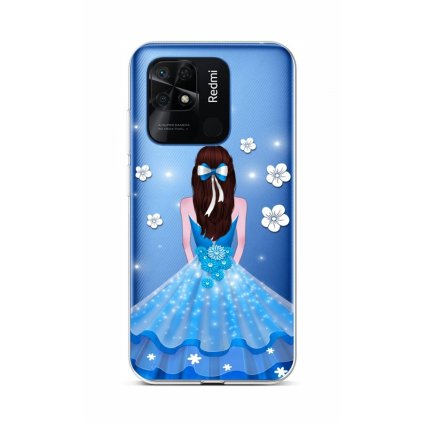 Zadný kryt na Xiaomi Redmi 10C Blue Princess