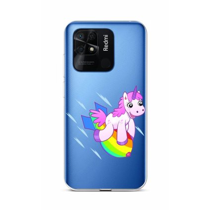 Zadný kryt na Xiaomi Redmi 10C Flying Unicorn