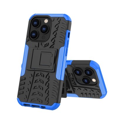 Ultra odolný zadný kryt na iPhone 14 Pro modrý