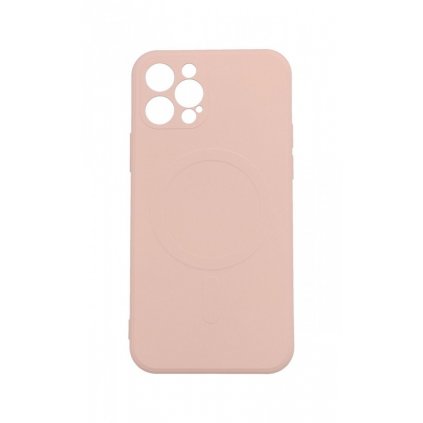 Zadný kryt na iPhone 12 Pro s MagSafe svetlo ružový