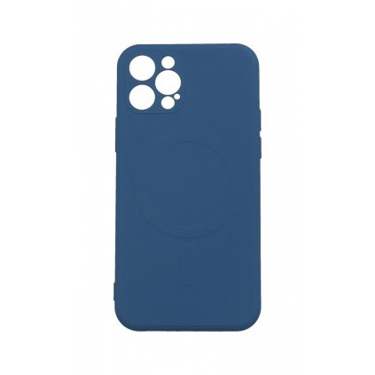 Zadný kryt na iPhone 12 Pro s MagSafe tmavo modrý