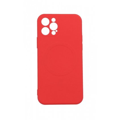 Zadný kryt na iPhone 12 Pro s MagSafe červený