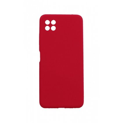 Zadný kryt Essential na Samsung A22 5G malinovo červený