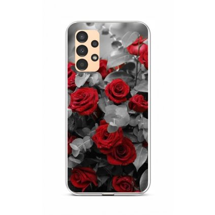 Zadný kryt na Samsung A13 Červené ruže mix