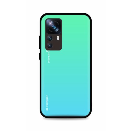 Zadný pevný kryt LUXURY na Xiaomi 12T Pro dúhový zelený